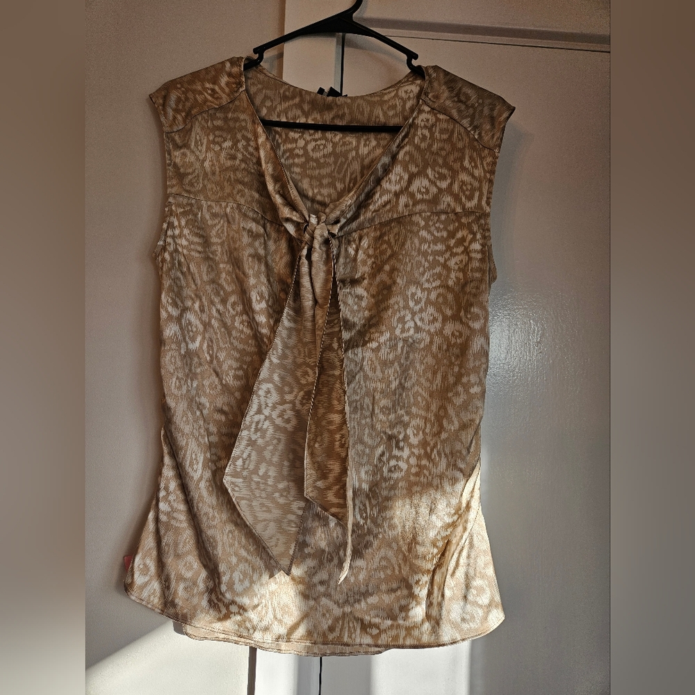 ANN TAYLOR silk sleeveless top